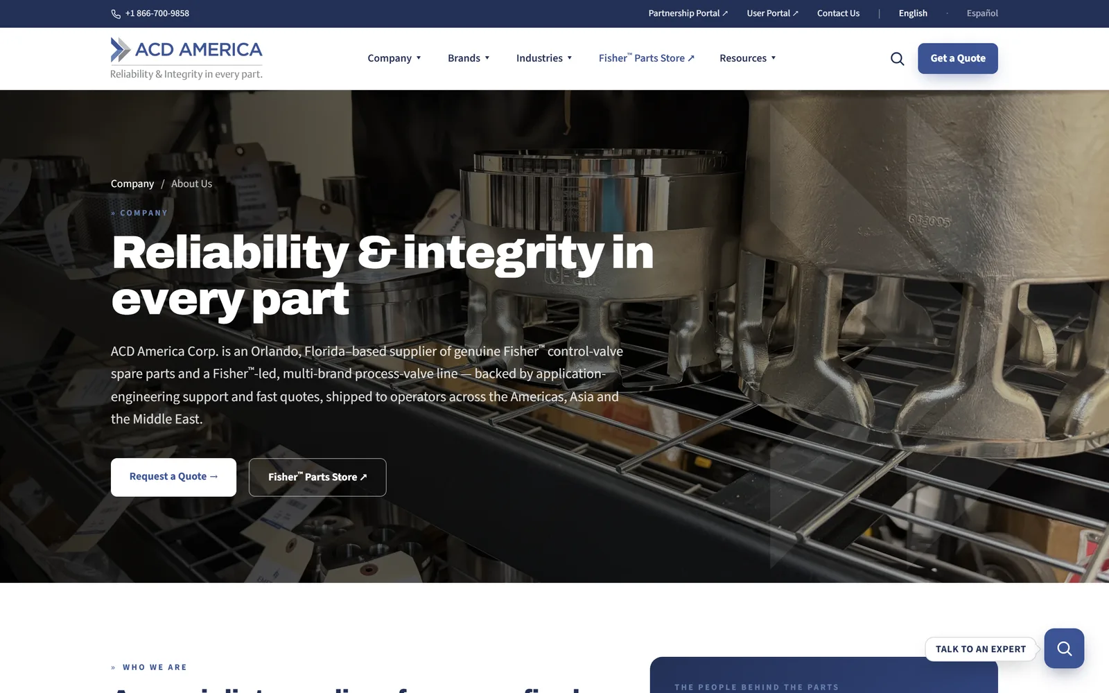 ACD America about page