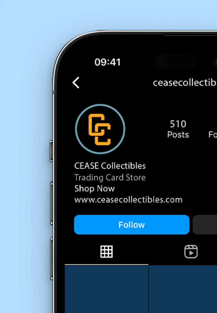 CEASE Collectibles brand application