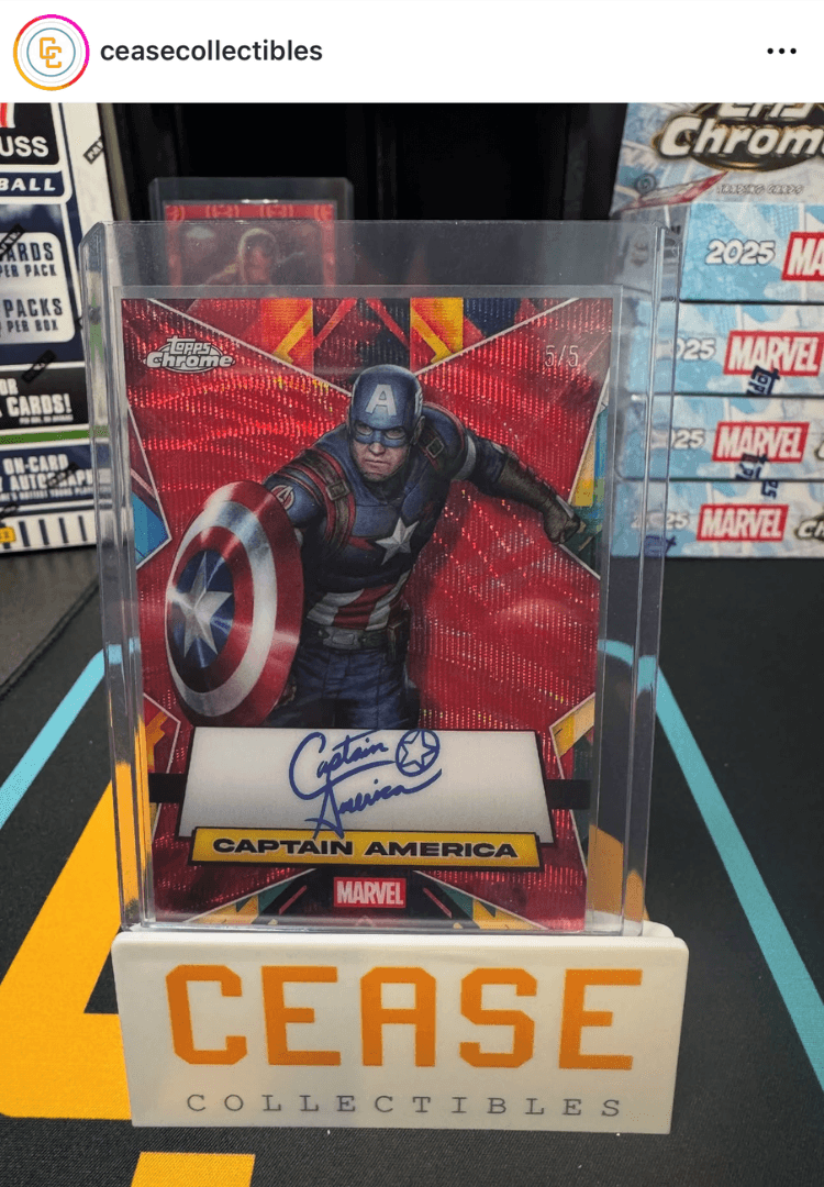 CEASE Collectibles brand application